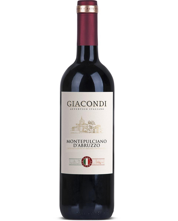 ג'יאקונדי מונטפולצ'יאנו ד'אברוצו Giacondi Montepulciano d’Abruzzo ג'יאקונדי מונטפולצ'יאנו ד'אברוצו Giacondi Montepulciano d’Abruzzo